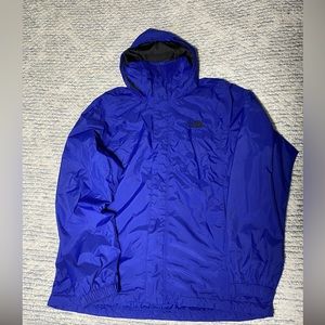 Men’s The North face rain jacket, large